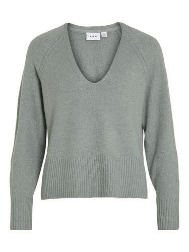 V-neck Knitted Pullover - Vila - Modalova