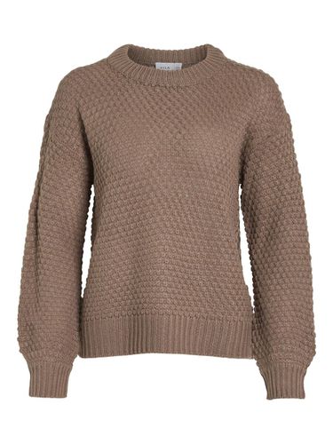 Textured Knitted Pullover - Vila - Modalova