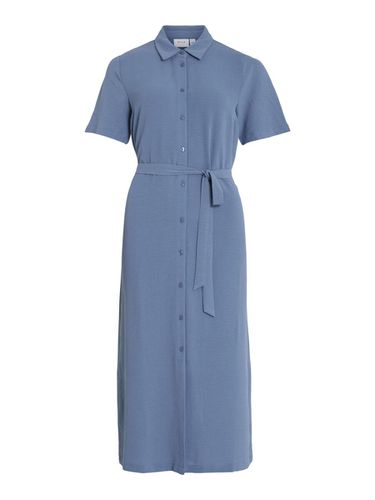 Short Sleeved Shirt Dress - Vila - Modalova