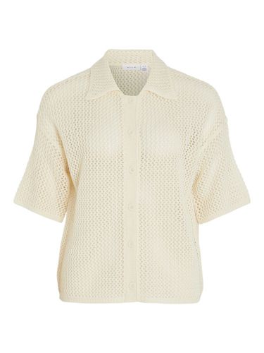 Short Sleeved Knitted Cardigan - Vila - Modalova