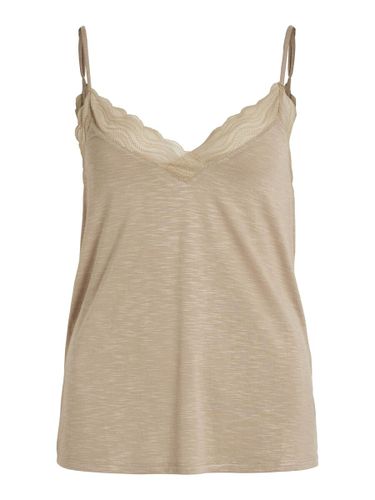 Lace Strap Top - Vila - Modalova