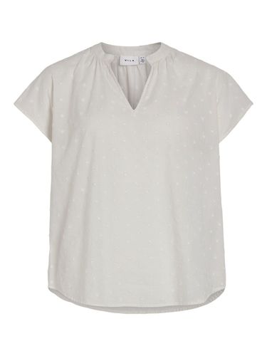 V-neck Short Sleeved Top - Vila - Modalova