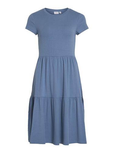 Cotton Short Sleeved Dress - Vila - Modalova