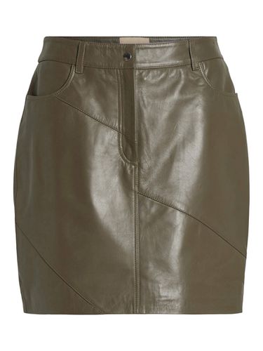 Leather Mini Skirt - Vila - Modalova