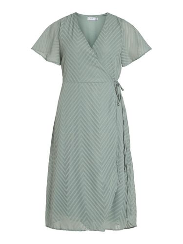 Short Sleeved Midi Dress - Vila - Modalova
