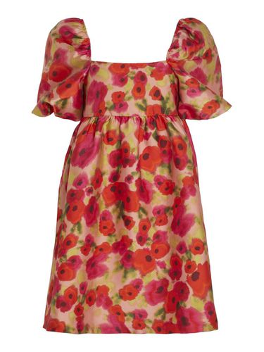 Floral Babydoll Mini Dress - Vila - Modalova