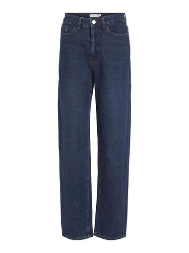 Cintura Alta Jeans Straight Fit - Vila - Modalova