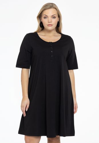 Kleid A-Linie mit Knöpfen COTTON - Basics (B) - Modalova