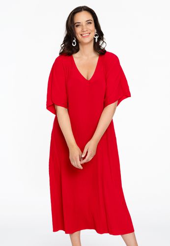 Kleid V-Ausschnitt PLISSE - Yoek (YK) - Modalova