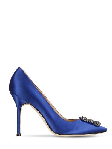 Mm Hangisi Satin Pumps - MANOLO BLAHNIK - Modalova