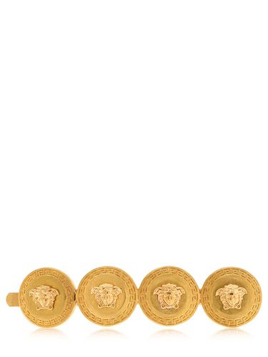 Medusa Coin Right Side Hair Clip - VERSACE - Modalova