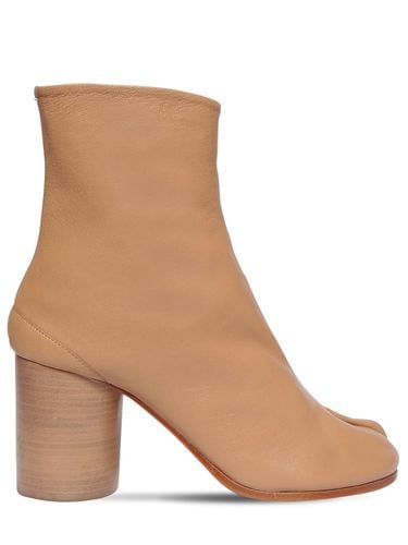 Mm Tabi Vintage Leather Ankle Boots - MAISON MARGIELA - Modalova