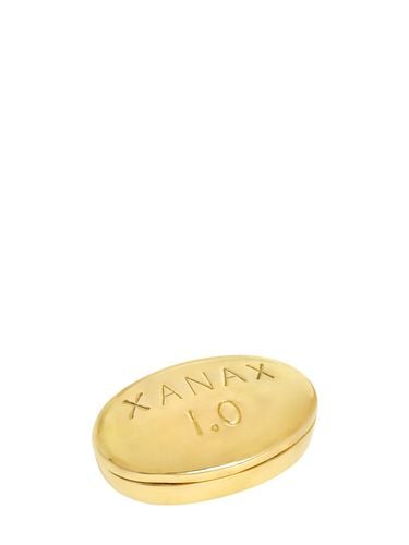 Xanax Polished Brass Pill Box - JONATHAN ADLER - Modalova