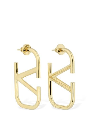 Cm V Logo Signature Earrings - VALENTINO GARAVANI - Modalova