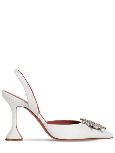 Décolleté Slingback Begum In Pelle 95mm - AMINA MUADDI - Modalova