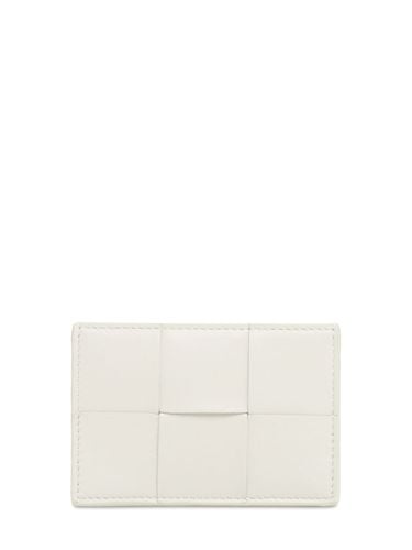 Cassette Leather Credit Card Case - BOTTEGA VENETA - Modalova