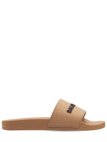 Mm Pool Rubber Slide Sandals - BALENCIAGA - Modalova