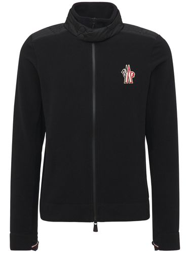 Stretch Tech Fleece Zip-up Cardigan - MONCLER GRENOBLE - Modalova