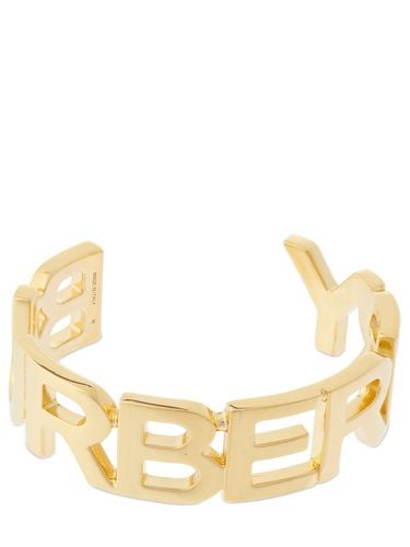 Bracciale A Fascia Con Logo - BURBERRY - Modalova