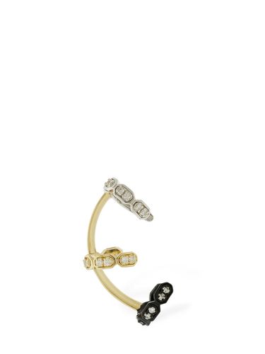 Ear Cuff Derecho Roma De Oro 18kt Y Diamantes - EÉRA - Modalova