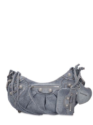 Bolso Pequeño Le Cagole De Denim - BALENCIAGA - Modalova