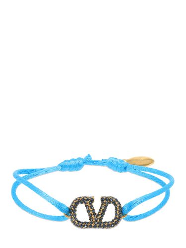 Bracciale Regolabile Slim Fit Crystal Vlogo - VALENTINO GARAVANI - Modalova