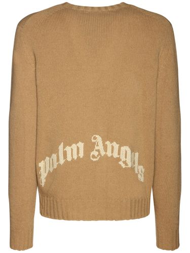 Pullover Aus Wollmischstrick - PALM ANGELS - Modalova