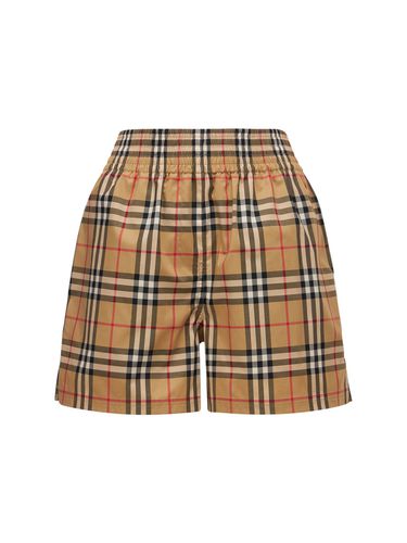 Shorts Audrey De Algodón - BURBERRY - Modalova