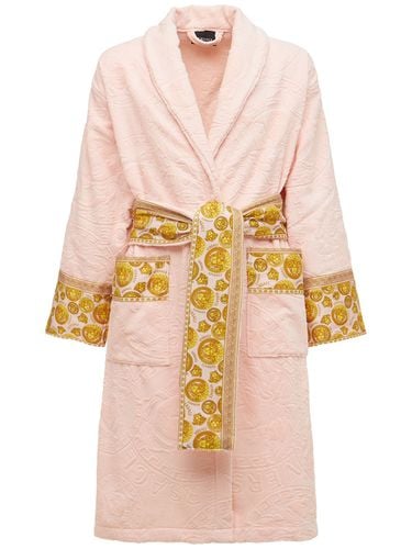 Medusa Cotton Bathrobe - VERSACE - Modalova