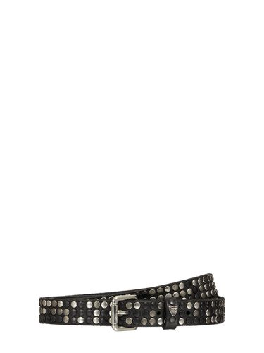 Cm 3.000 Studs Leather Belt - HTC LOS ANGELES - Modalova