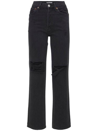 S High-rise Loose Denim Jeans W/ Rips - RE/DONE - Modalova