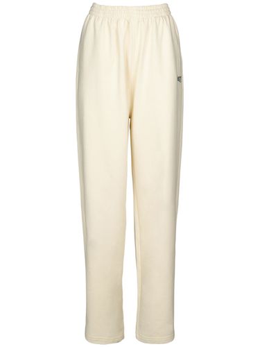 Political Campaign Cotton Jogging Pants - BALENCIAGA - Modalova