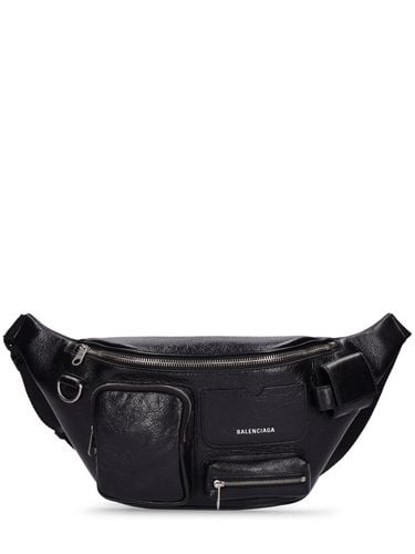 Superbusy Leather Belt Bag - BALENCIAGA - Modalova