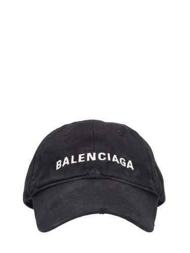 Baumwollkappe Mit Logostickerei - BALENCIAGA - Modalova