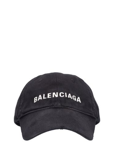 Cappello In Cotone Con Logo - BALENCIAGA - Modalova