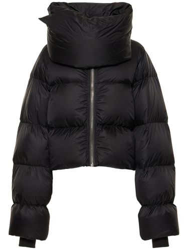 Chaqueta De Plumas Con Cuello Alzado - RICK OWENS - Modalova