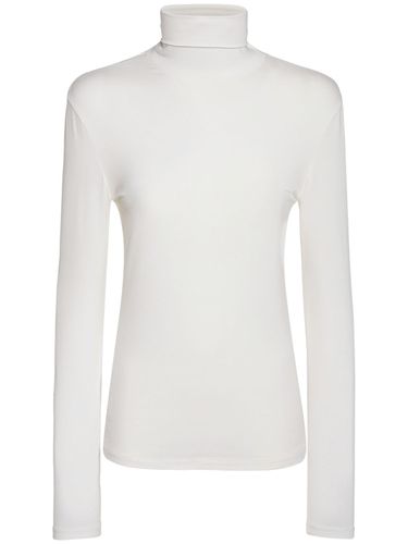 Top De Viscosa Stretch Con Cuello Alto - MAX MARA - Modalova