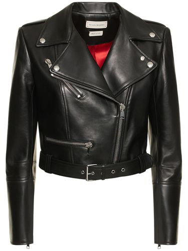 Lederjacke - ALEXANDER MCQUEEN - Modalova