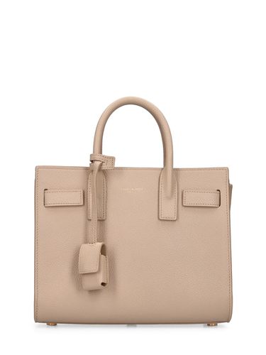 Bolso Nano Sac De Jour De Piel Con Asas - SAINT LAURENT - Modalova