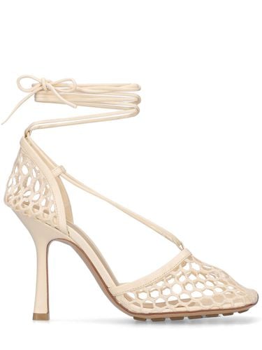 Mm Stretch Mesh & Leather Pumps - BOTTEGA VENETA - Modalova