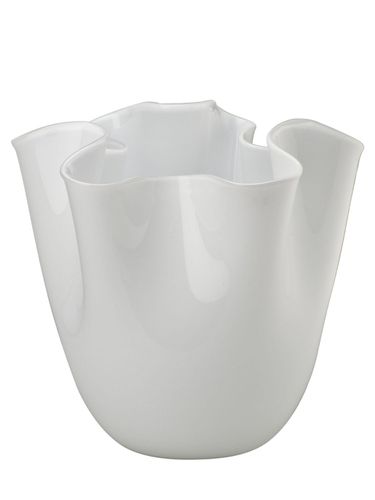 Vaso Fazzoletto Opalino - VENINI - Modalova