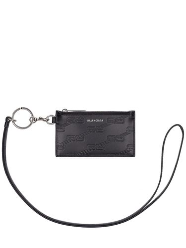 Porta Carte Di Credito In Pelle Bb Monogram - BALENCIAGA - Modalova