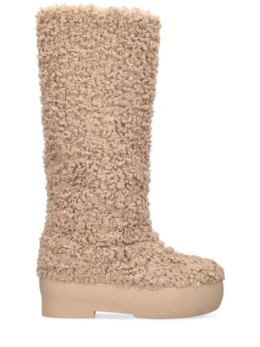 Mm Faux Shearling Snow Boots - GIA BORGHINI - Modalova