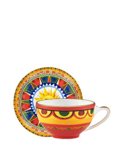 Carretto Sicilian Espresso Cup & Saucer - DOLCE & GABBANA - Modalova