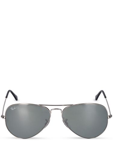 Aviator Mirror Metal Sunglasses - RAY-BAN - Modalova