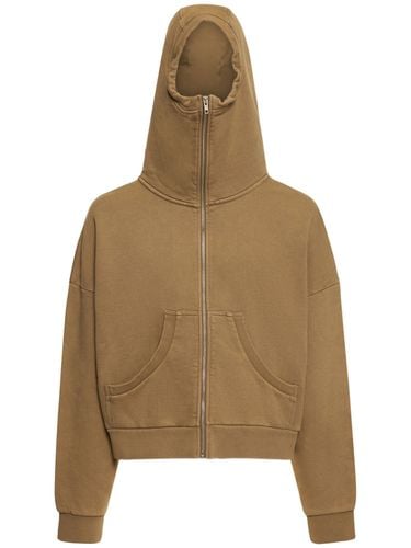 Brushed Cotton Full-zip Hoodie - ENTIRE STUDIOS - Modalova