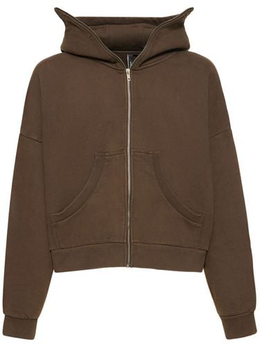 Washed Cotton Full-zip Hoodie - ENTIRE STUDIOS - Modalova