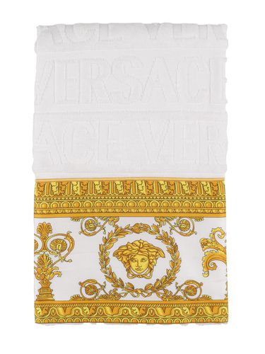 Asciugamano In Cotone - VERSACE - Modalova