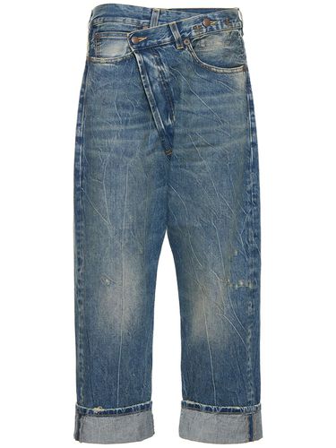 Jeans Dritti Con Chiusura Sovrapposta - R13 - Modalova