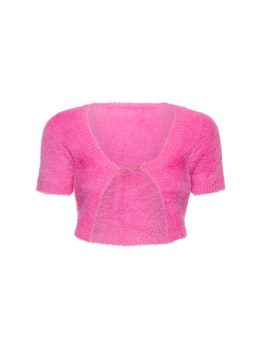 Crop Top La Maille Neve - JACQUEMUS - Modalova